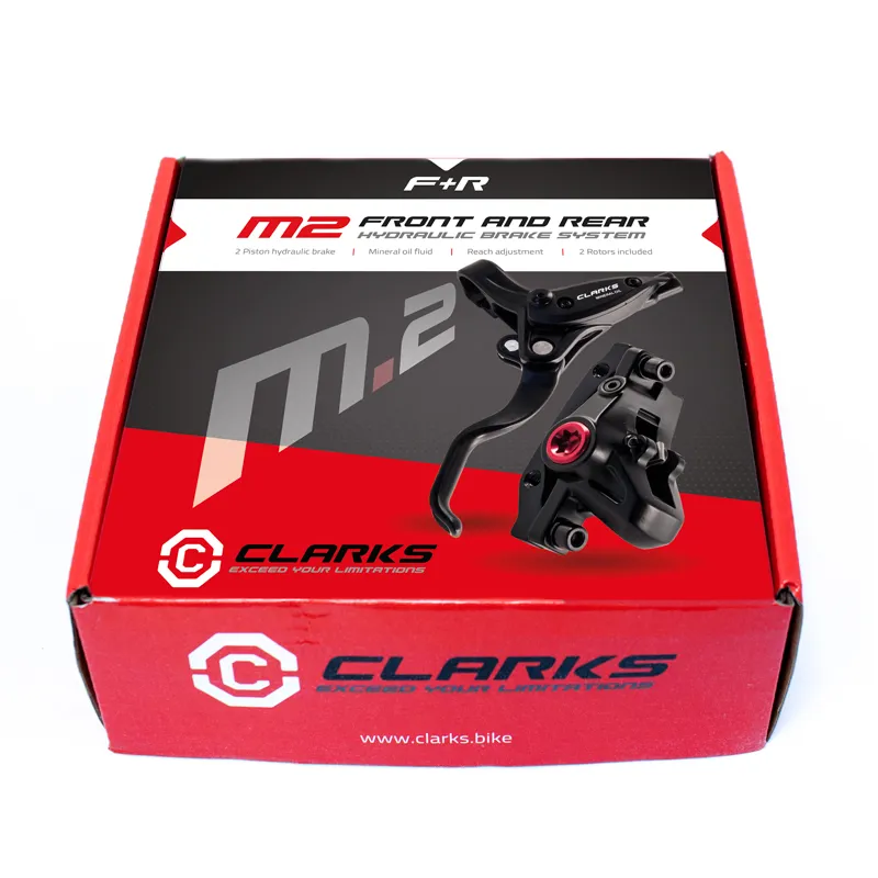 Clarks M2 Hydraulic Disc Brake Set 160/180mm-2